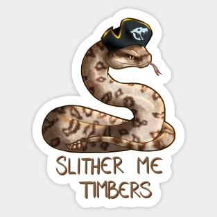 Slither Me Timbers Sticker